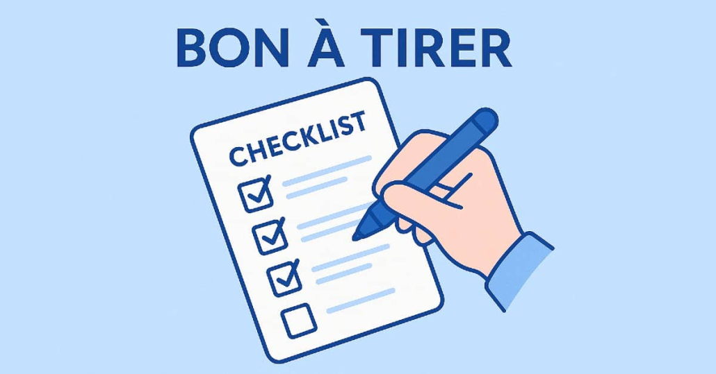 La checklist BAT (bon-a-tirer) à suivre